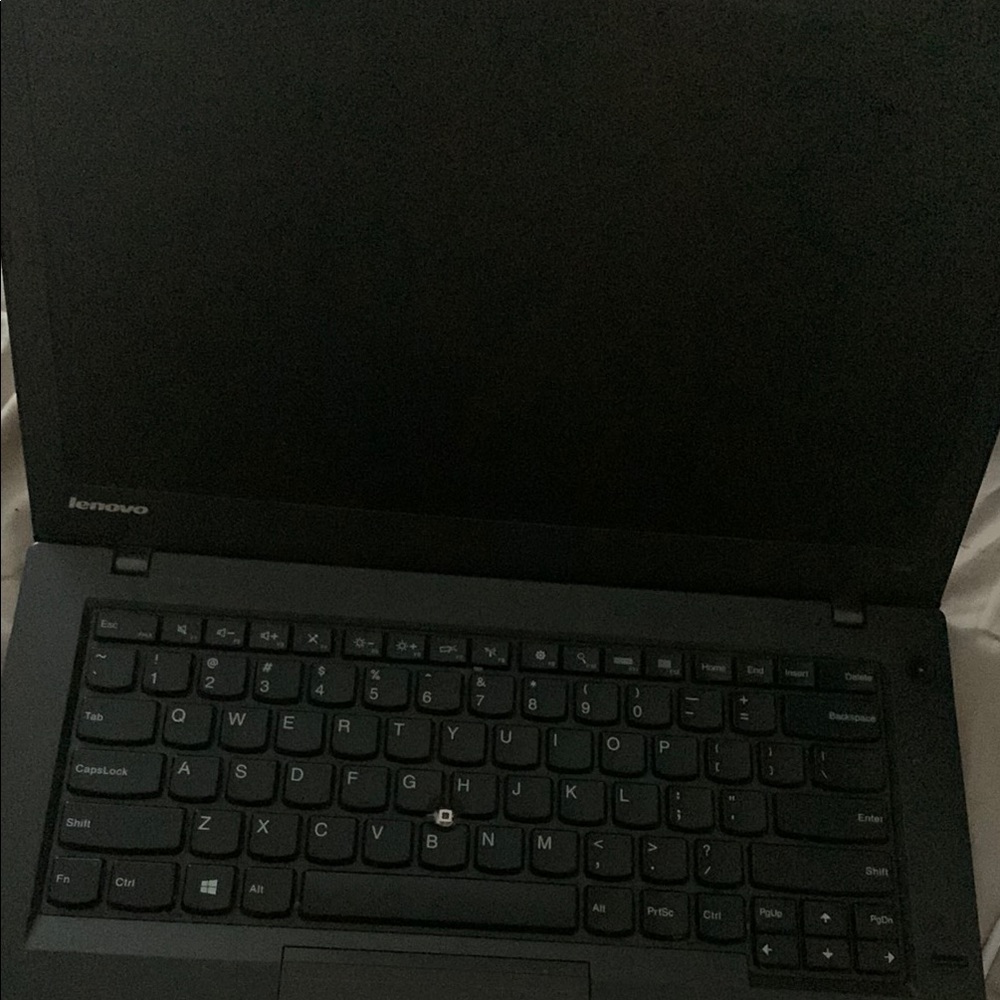 Lenovo Black Laptop with Chiclet Keyboard and QWERTY Layout